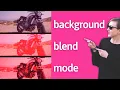 Change background images with CSS Background Blend Mode