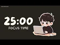 Pomodoro Timer - 25x4 Jazz Restaurant Brown Noise Study Music