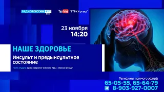 «Наше здоровье», инсульт и предынсультное состояние