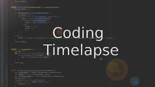 Java Coding Timelapse Textanalyse Tool Chronolapse