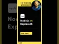 Pure Node js Backend vs Express js NodeJS Tutorial For Beginners In Telugu MERN Stack