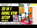 20 IN 1 BENCH UNBOXING INSTALLATION HOME GYM FOR WORKOUT VOICE GUIDED