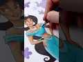 Artist vs Disney Coloring Page - Princess Jasmine