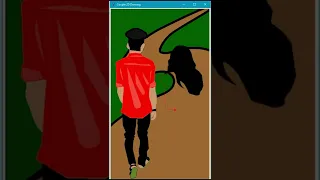 Couple 2D Animations Drawing in Python turtle Love