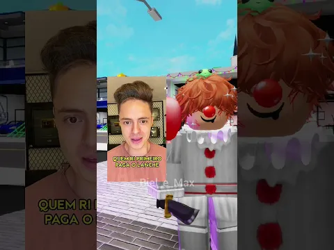 Quem rir primeiro paga o lanche😛|ib:@LuciELuhBlox #memes #roblox #brookhaven #humor #ironia