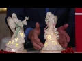 Lenox Porcelain Gifts of Grace Illuminated Angel Figurine with Gift Box on QVC