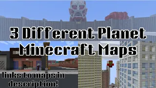 I downloaded and played 3 different Planet Minecraft Maps