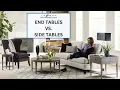 End Tables vs Side Tables