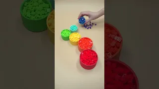ASMR Video | Beads, balls, bells #dominomarble