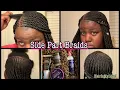 How to do 2 Layer Side Part Tribal Braids