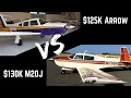 Piper Arrow vs. Mooney M20J - Airplane Showdown Ep. 1