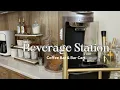 2024 New Coffee Bar Beverage Station Decorate with ME Bartesian Review Lemon Drop BeautifulbyDrew