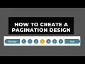 Beautiful Pagination Design with HTML CSS Css Coder