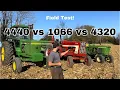 IH 1066 TAKES ON TWO JOHN DEERE TRACTORS