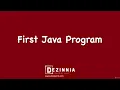 3 Writing First Java Program