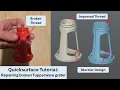 Broken Tupperware Grater repaired with 3D Scanning and Quicksurface - Quicksurface Tutorial