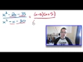 Simplifying Rational Expressions and Finding Excluded Values
