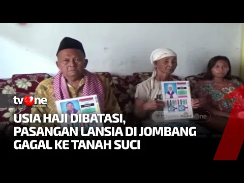 Menanti Selama 9 Tahun, Pasangan Lansia di Jombang Gagal Berangkat Haji