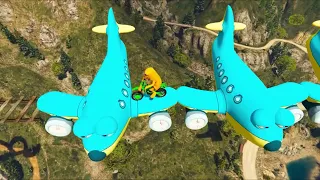 GTAV SPIDER-MAN 2, FIVE NIGHTS AT FREDDY'S, THE AMAZING DIGITAL CIRCUS Join in Epic New Stunt Racing