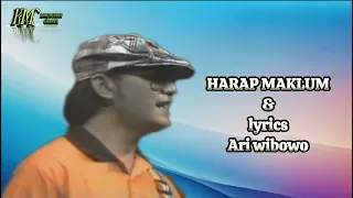 harap maklum u0026 lyrics lagu nostalgia voc ari wibowo