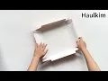 How to fold the lid of the 4-layer surprise explosion gift box