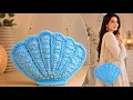 How to Crochet a Sea Shell Bag Easy CrochetShell Purse Tutorial for Beginners