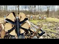6 way Wedge on a 22 Ton Log Splitter