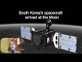 South Korea's spacecraft Danuri has finally arrived at the moon orbit [space news]