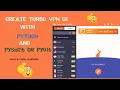 Modern Ui with Python - Turbo VPN Ui design Pyside6 or PyQt6