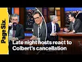John Oliver, Jimmy Fallon, more late night hosts react to Stephen Colbert's Late Show cancellation