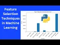 Feature Selection Techniques in Machine Learning