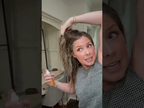 Air dry products I love #hairtutorial