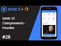 Ionic 5 Tutorial - Ionic UI Component