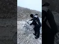 Download Lagu The whole bike got frozen in the snow 😱 #shortsfeed #viralvideo #viralshort
