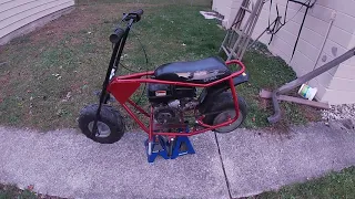 Coleman Mini Bike Craigslist find Mistake or Project
