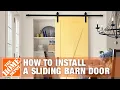 How to Install a Sliding Barn Door The Home Depot