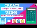 Create Calculator using HTML CSS and JavaScript in Hindi 2020 Kafarooqui