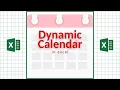 Dynamic Calendar in Excel