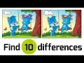 Find The 10 Differences Best Spot The Difference Game Fun Puzzles For Kids Mango Kids