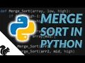 Merge Sort algorithm program in Python - ChipTalksComputers