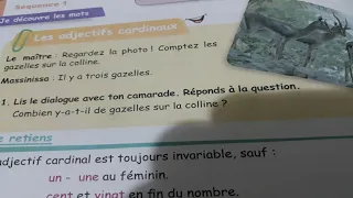 درس اللغة الفرنسية للسنة الخامسة ابتدائي ص 14 Les Adjectifs Cardinaux 