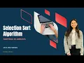 Selection Sort Algorithm - sorting in arrays Java DSA Series