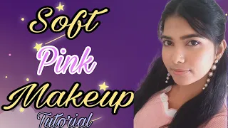 Soft Pink Makeup |SOFT & DEWY NUDE PINK MAKEUP TUTORIAL | Classy & simplest drugstore makeup