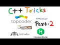 Part 2 C tricks for Competitive Programming