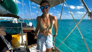 SISTERS get CAUGHT IN STORMS and have to RETRIEVE ANCHOR!!!  [S2:E35]