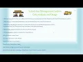 School Bus Management System Data Analysis and Design