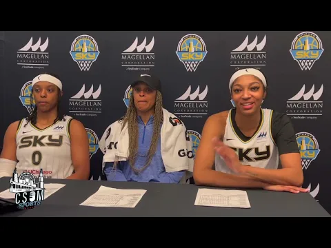 Download MP3 Chicago Sky Postgame: Diamond DeShields \u0026 Angel Reese (5/18/24)