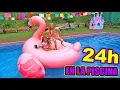 Lagu 24 horas en la PISCINA con Las Ratitas!! SaneuB