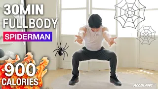 이렇게 까지 해야하나 싶은 스파이더맨 30분 웹슈팅 운동 30min Spiderman web shooting fullbody workout