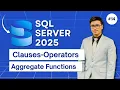 SQL Clauses Aggregate Functions Operators Explained Urdu Tutorial Hindi Subtitles